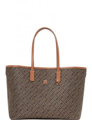 TOMMY HILFIGER rokassomiņa sievietēm, Melna, Monoplay tote