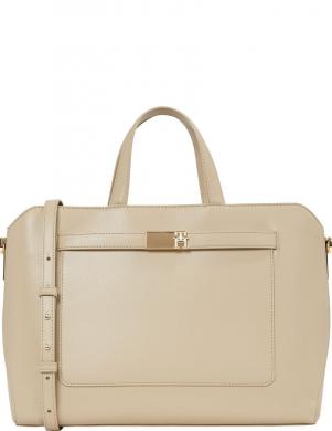 TOMMY HILFIGER portatīvā datora maciņš sievietēm, Krēmīga/Smilšu, Heritage workbag