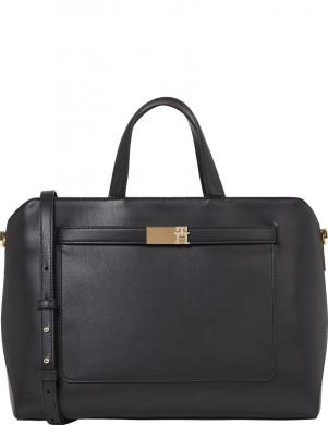 TOMMY HILFIGER portatīvā datora maciņš sievietēm, Melna, Heritage workbag