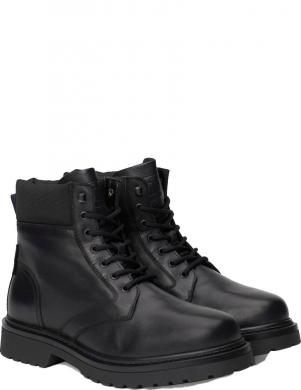 TOMMY JEANS zābaki vīriešiem, Melna, Lace up boot