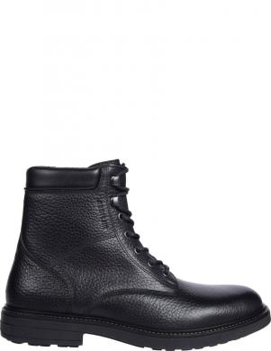 TOMMY HILFIGER zābaki ar apsildi vīriešiem, Melna, Outdoor warm boot