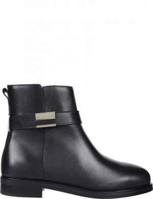 TOMMY HILFIGER zābaki sievietēm, Melna, Belt flat boot