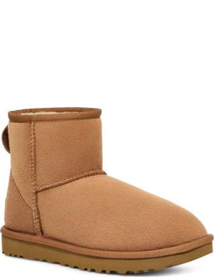 UGG apsildāmi zābaki sievietēm, Brūna, Classic mini II warm boots
