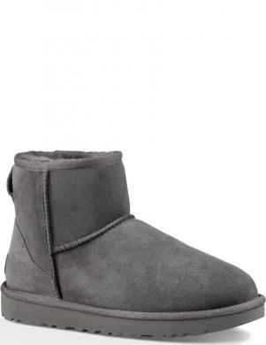 UGG apsildāmi zābaki sievietēm, Pelēka, Classic mini II warm boots
