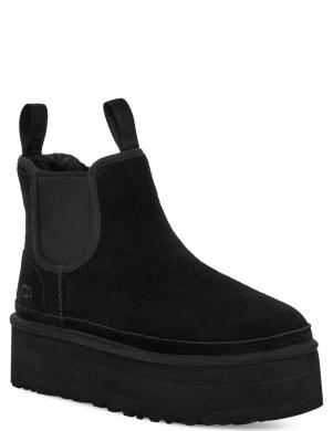UGG apsildāmi zābaki sievietēm, Melna, Neumel platform warm boots