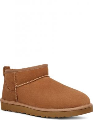 UGG apsildāmi zābaki vīriešiem, Brūna, Classic ultra mini warm boots