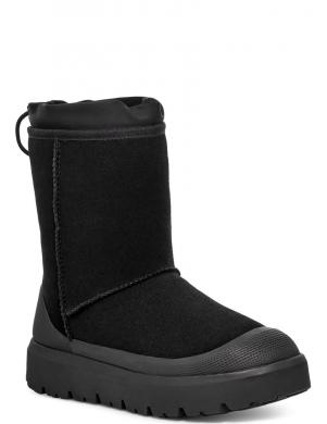 UGG apsildāmi zābaki vīriešiem, Melna, Classic short warm boots