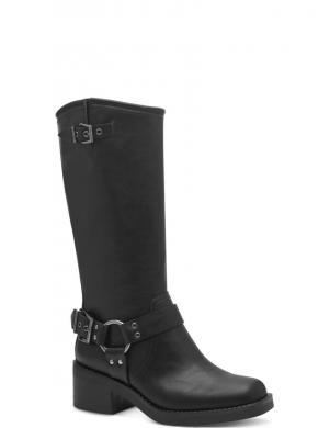 TAMARIS sievietēm, Long boots, Melna