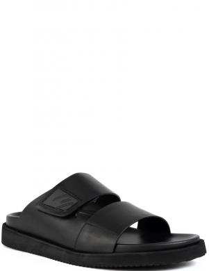 LA CONTE čības vīriešiem, Melna, Slippers