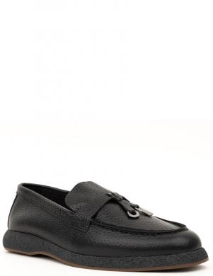 LA CONTE kurpes sievietēm, Melna, Loafers