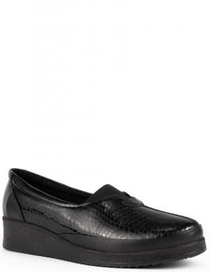 LA CONTE kurpes sievietēm, Melna, Loafers