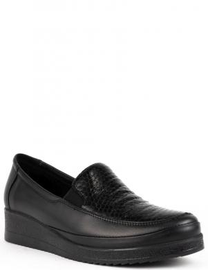 LA CONTE kurpes sievietēm, Melna, Loafers