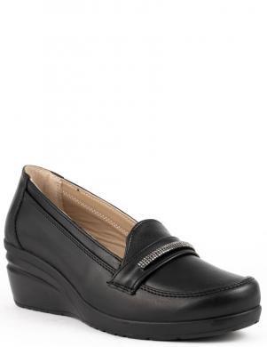LA CONTE kurpes sievietēm, Melna, Loafers