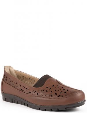LA CONTE kurpes sievietēm, Brūna, Loafers