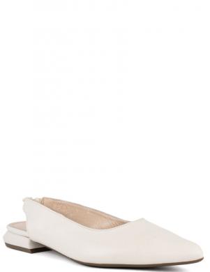LA CONTE balerīnas kurpes sievietēm, Krēmīga/Smilšu, Ballerinas