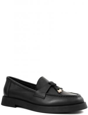 LA CONTE kurpes sievietēm, Melna, Loafers