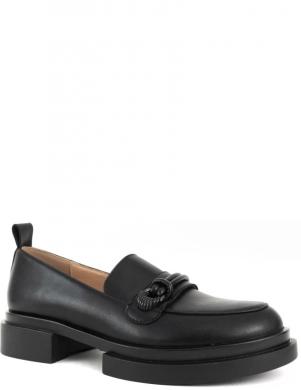 SANTINO MILANO kurpes sievietēm, Melna, Loafers