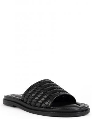 SERGIO MORETTI čības sievietēm, Melna, Slippers