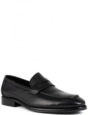 SERGIO MORETTI kurpes vīriešiem, Melna, Loafers