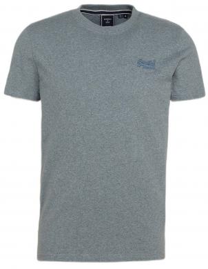 SUPERDRY vīriešu pelēks kokvilnas krekls VINTAGE LOGO T-SHIRT