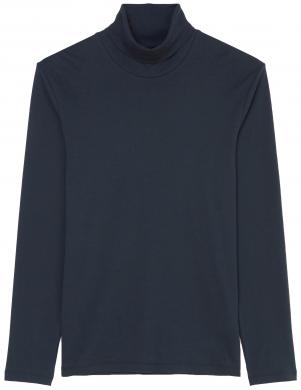 MARC O POLO vīriešu zils plāns džemperis ar augstu apkakli