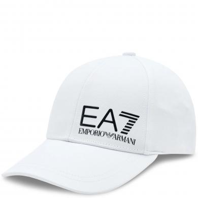 EA7 vīriešu/sieviešu baltā cepure Baseball hat