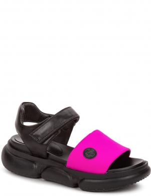 BETSY  sieviešu melnas - rozā sandales