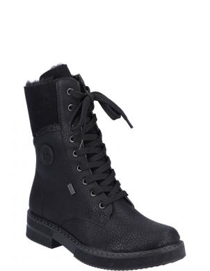 RIEKER zābaki sievietēm, Melna, Ladies mid height boots