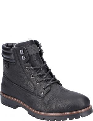 RIEKER zābaki vīriešiem, Melna, Men's boots