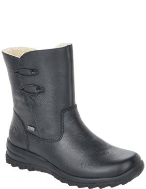 RIEKER zābaki sievietēm, Melna, Ladies mid height boots