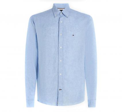 Tommy Hilfiger vīriešu zils krekls PIGMENT DYED LI SOLID RF SHIRT