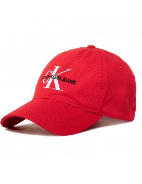 CALVIN KLEIN sarkana sieviešu cepure 