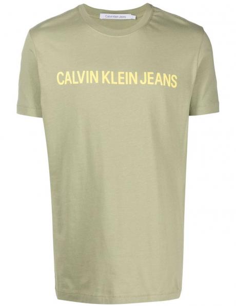 CALVIN KLEIN JEANS vīriešu zaļš krekls 