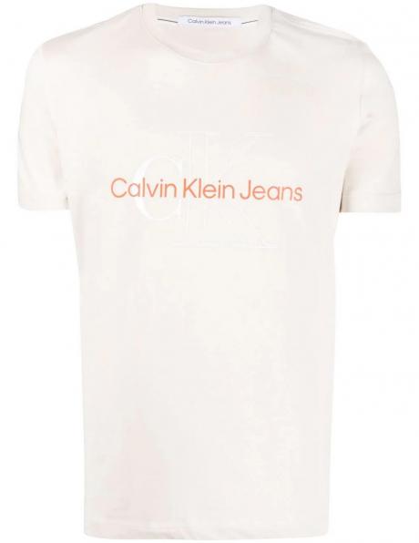 CALVIN KLEIN JEANS vīriešu krēmīgs krekls 