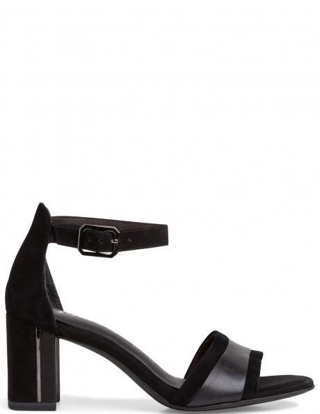 TAMARIS sieviešu melnas elegantas sandales 