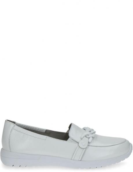 CAPRICE sieviešu balti zempapēžu apavi Loafers 