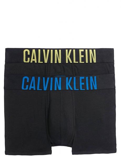 CALVIN KLEIN UW vīriešu melnas apakšbikses Trunk, 2 gab. 
