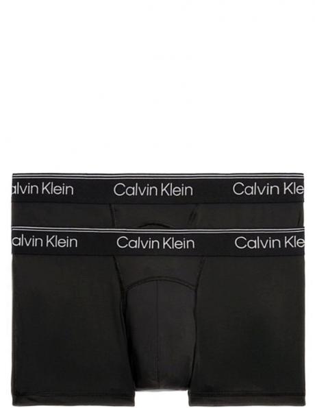 CALVIN KLEIN UW vīriešu melnas apakšbikses Low rise trunk, 2 gab. 