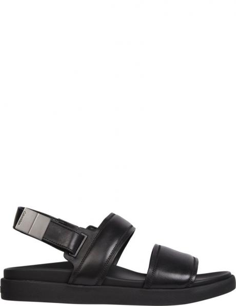 CALVIN KLEIN vīriešu melnas sandales Back strap sandal 