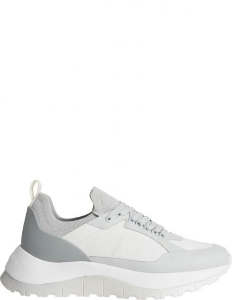 CALVIN KLEIN sieviešu pelēki ikdienas apavi Knit runner dynamic shoe 