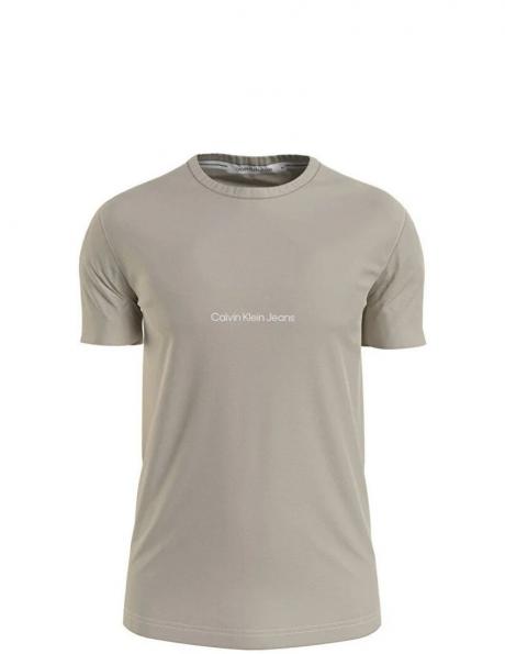 CALVIN KLEIN Jeans vīriešu gaišs T-krekls Institutional tee 