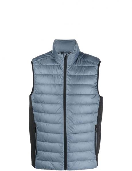 CALVIN KLEIN vīriešu pelēka veste Recycled side logo vest 