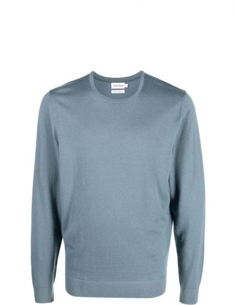 CALVIN KLEIN vīriešu pelēks džemperis Superior crew neck sweater 