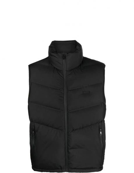 CALVIN KLEIN vīriešu melna veste Stitchless quilt comfort vest 