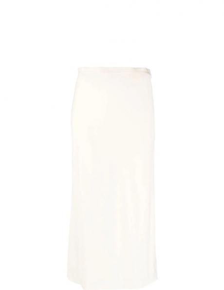 CALVIN KLEIN sieviešu gaiši svārki Recycled cdc bias cut midi skirt 