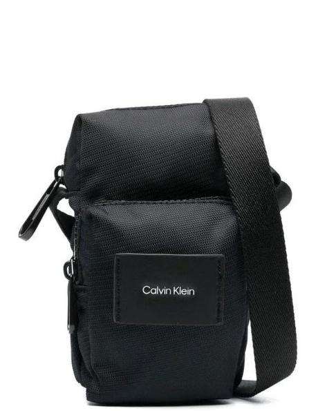 CALVIN KLEIN vīriešu melna soma pār plecu MUST T REPORTER XS W/PCKT 