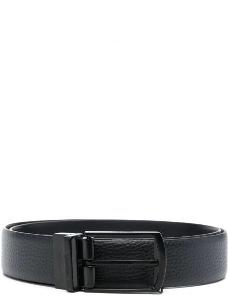 CALVIN KLEIN vīriešu melna josta ADJ/REV DOMED PB 35MM 