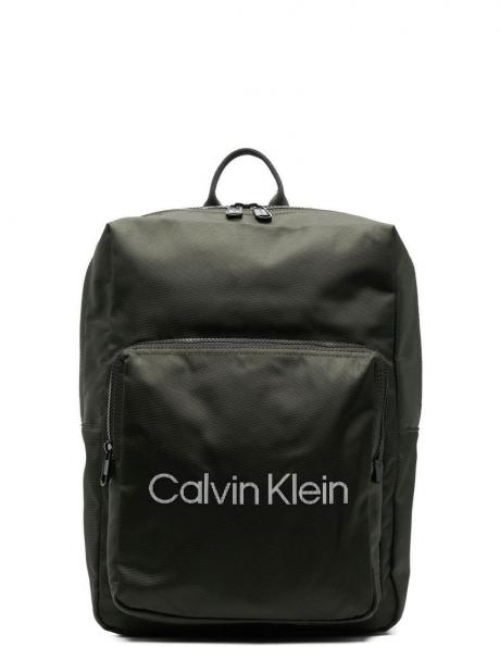 CALVIN KLEIN vīriešu zaļa mugursoma MUST T SQUARED CAMPUS BP RTW 