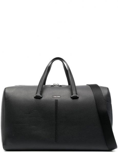 CALVIN KLEIN vīriešu melna soma MEDIAN WEEKENDER 