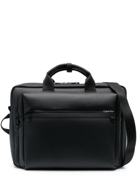 CALVIN KLEIN vīriešu melna datora soma DAILY TECH CONV 2G LAPTOP BAG 